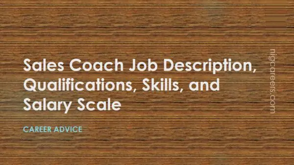 Sales Coach Job Description