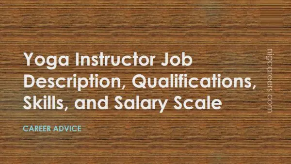 Yoga Instructor Job Description
