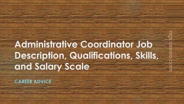 Administrative Coordinator Job Description