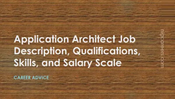 Application Architect Job Description