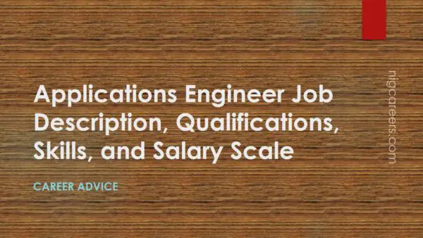 Applications Engineer Job Description