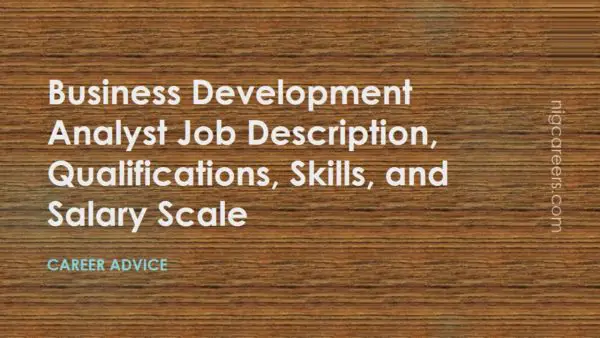Business Development Analyst Job Description