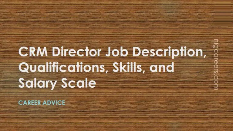 Crm Director Job Description