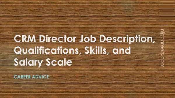 CRM Director Job Description