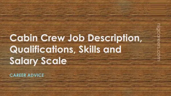 Cabin Crew Job Description