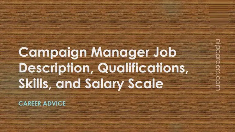 Campaign Manager Job Description Skills And Salary