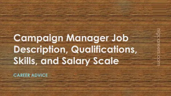 Campaign Manager Job Description
