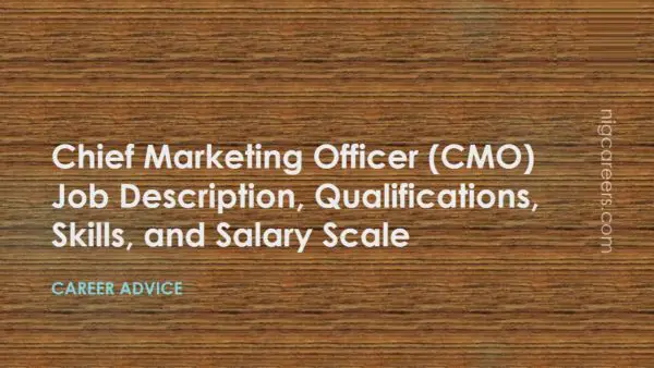 Chief Marketing Officer (CMO) Job Description