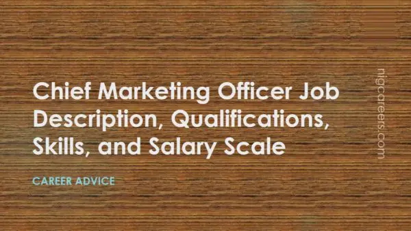 Chief Marketing Officer Job Description