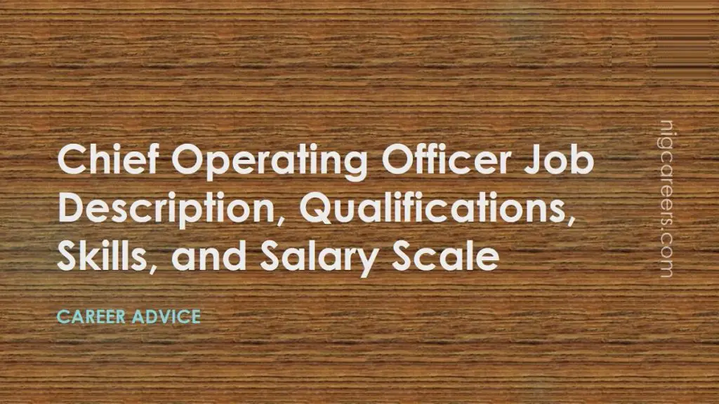 Hospital Chief Operating Officer Salary