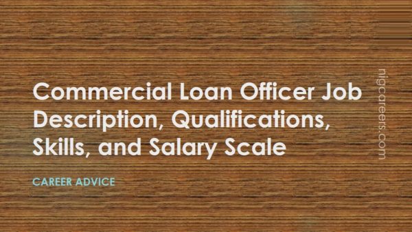 Commercial Loan Officer Job Description