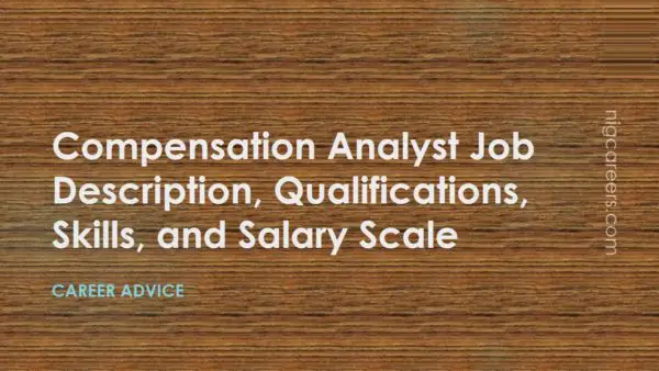 Compensation Analyst Job Description