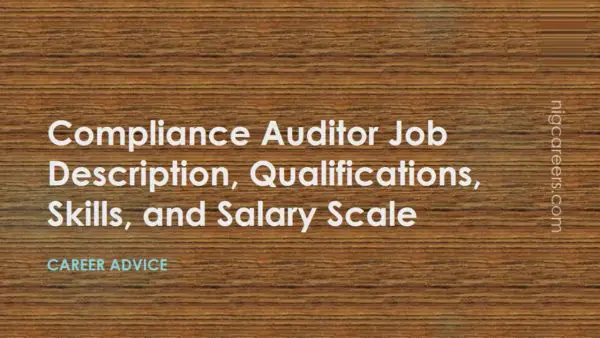 Compliance Auditor Job Description