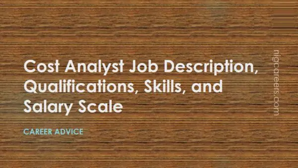Cost Analyst Job Description