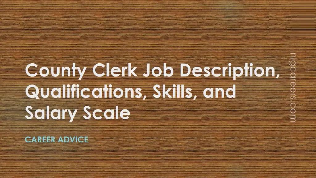 Deputy County Clerk Job Description