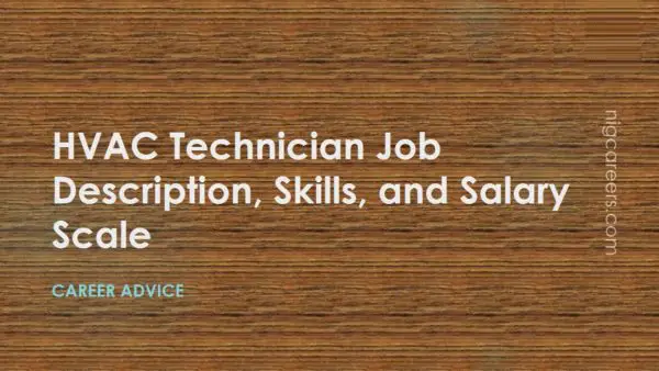 HVAC Technician Job Description