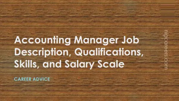 Accounting Manager Job Description
