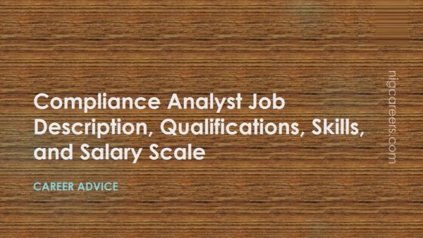 Compliance Analyst Job Description