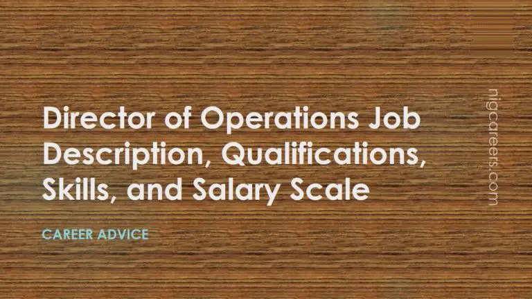 Director Of Operations Job Description, Skills, And Salary