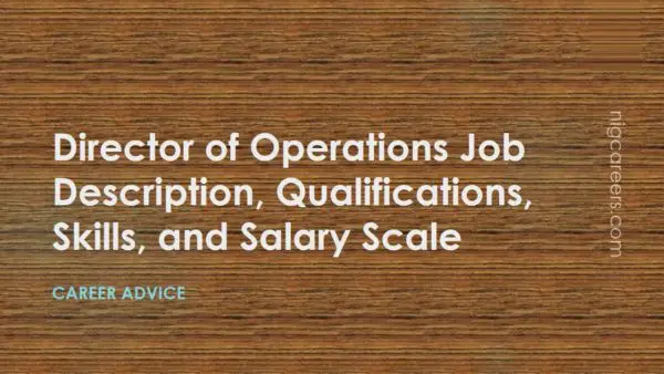 Director of Operations Job Description