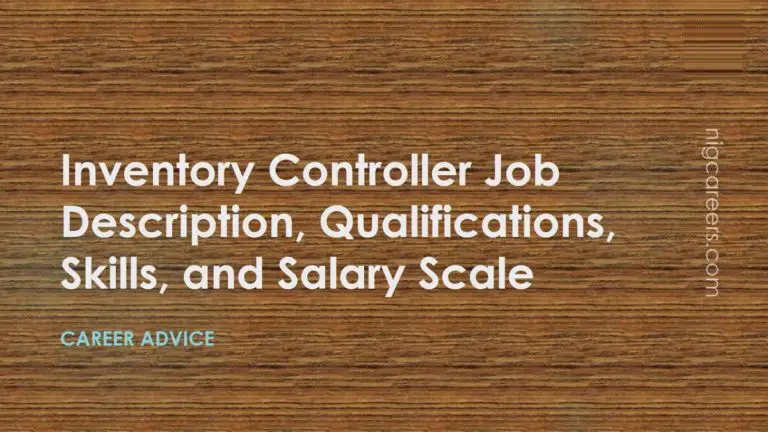 Inventory Controller Job Description Australia