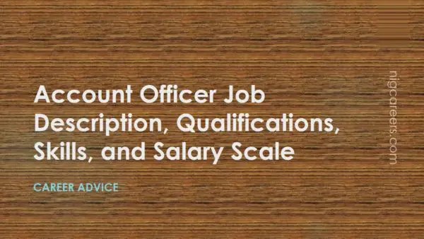 Account Officer Job Description