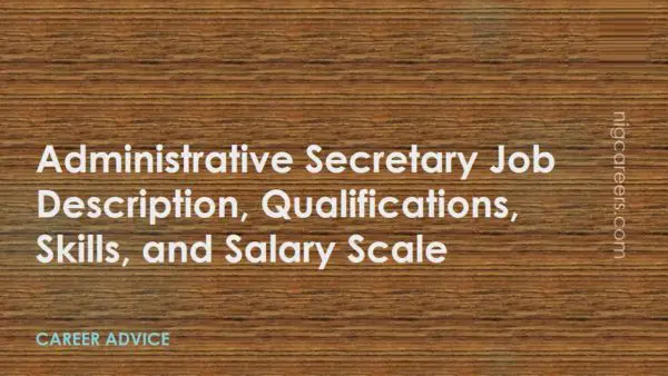 Administrative Secretary Job Description