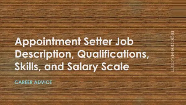 Appointment Setter Job Description