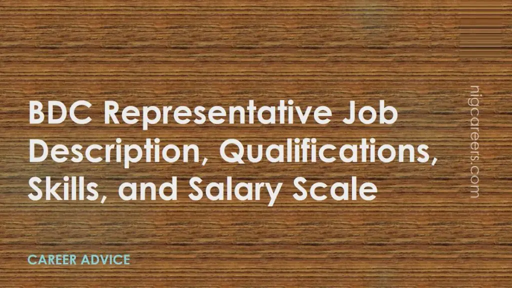 BDC Representative Job Description, Skills and Salary