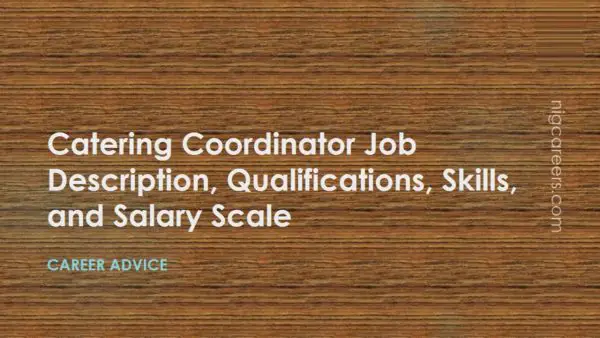 Catering Coordinator Job Description