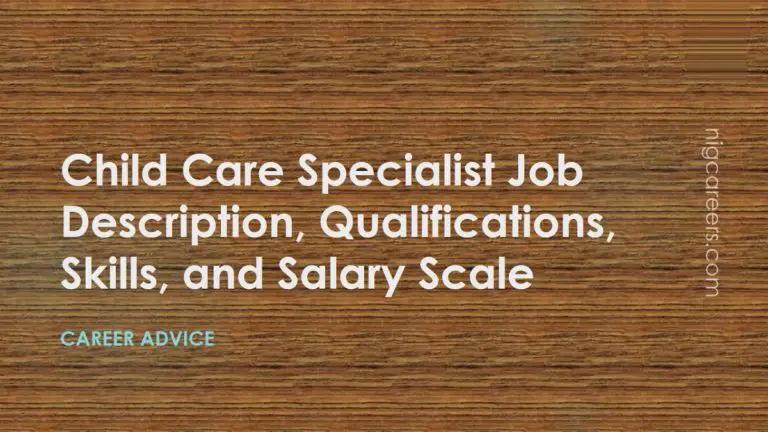 Child Care Specialist Job Description Skills And Salary