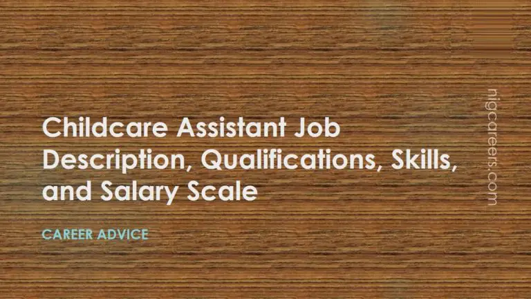 Childcare Assistant Job Description Skills And Salary