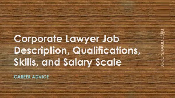 Corporate Lawyer Job Description