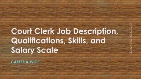 Court Clerk Job Description