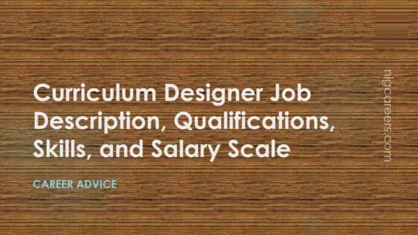 Curriculum Designer Job Description