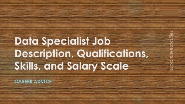 Data Specialist Job Description