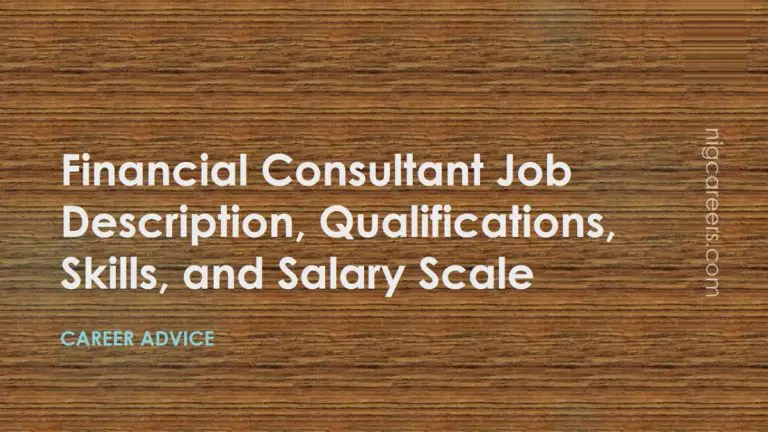 Financial Consultant Job Description Skills And Salary