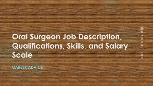 Oral Surgeon Job Description