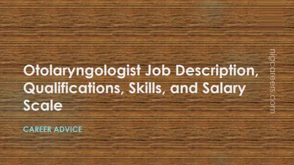 Otolaryngologist Job Description