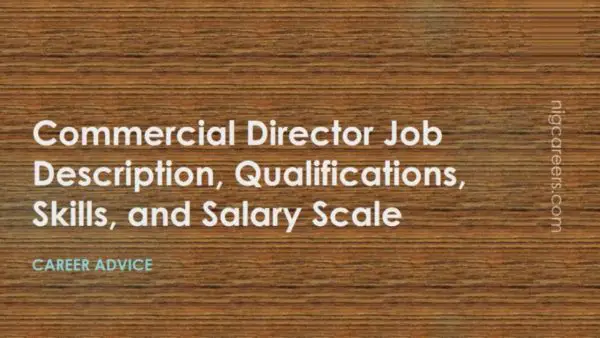 Commercial Director Job Description