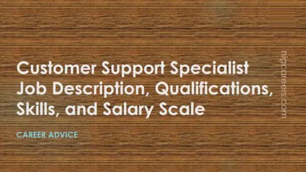 Customer Support Specialist Job Description