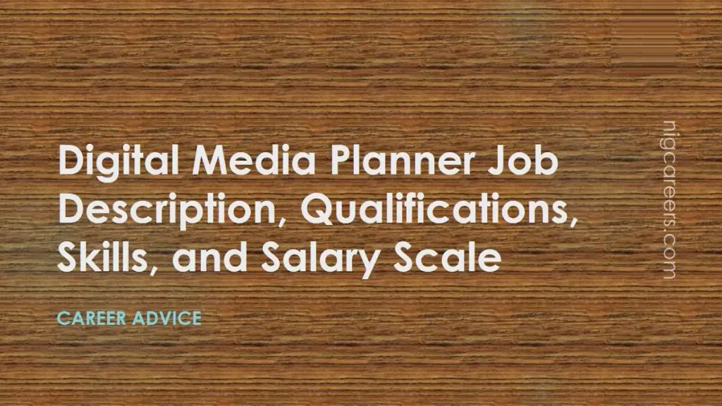 Media Planner Job Description Salary