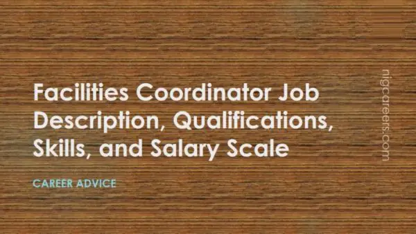 Facilities Coordinator Job Description