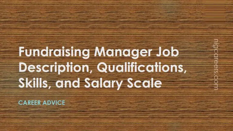 Fundraising Manager Job Description Skills And Salary