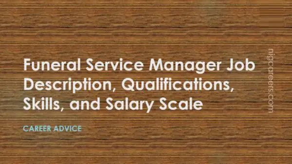 Funeral Service Manager Job Description
