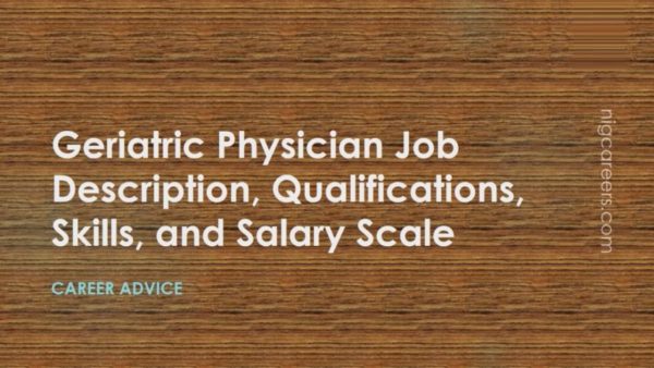 Geriatric Physician Job Description