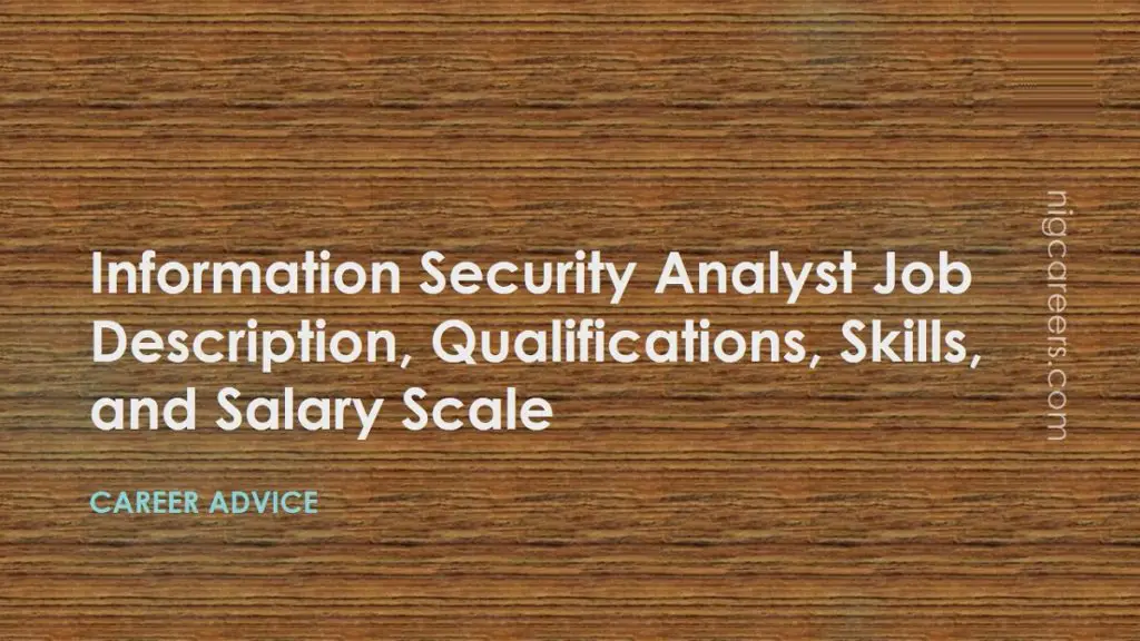 Information Security Analyst Job Description Skills And Salary   Information Security Analyst Job Description 1024x576 