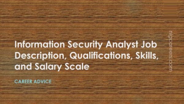 Information Security Analyst Job Description