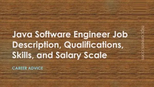 Java Software Engineer Job Description