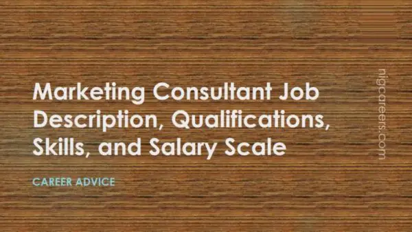 Marketing Consultant Job Description